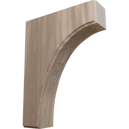 Ekena Millwork 1 3/4"W x 6"D x 8"H Clarksville Bracket, Walnut BKTW02X06X08CVWA